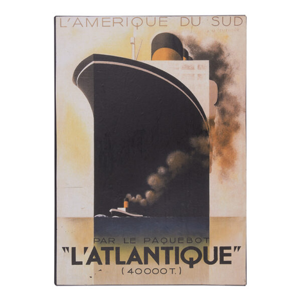 A4 WANDPLAAT L' ATLANTIQUE
