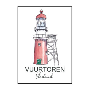 A6 VUURTOREN VLIELAND KAART JOYIN