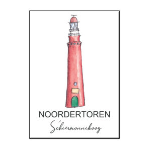 A6 VUURTOREN SCHIERMONNIKOOG KAART