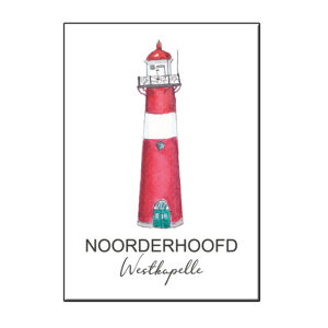 A6 VUURTOREN NOORDERHOOFD WESTKAPELLE KAART