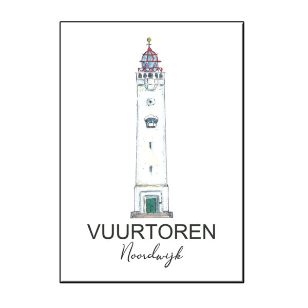 A6 VUURTOREN NOORDWIJK KAART
