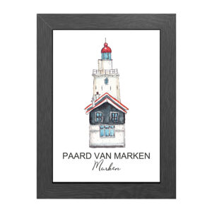 VUURTOREN PAARD VAN MARKEN POSTER