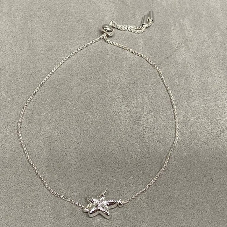 Bracelet starfish ball clasp Silver - Biba