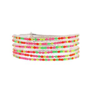 6-DELIGE MULTICOLOR CRYSTAL ARMBAND