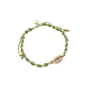 GROENE ARMBAND SCHELP "INDIAN SUMMER"