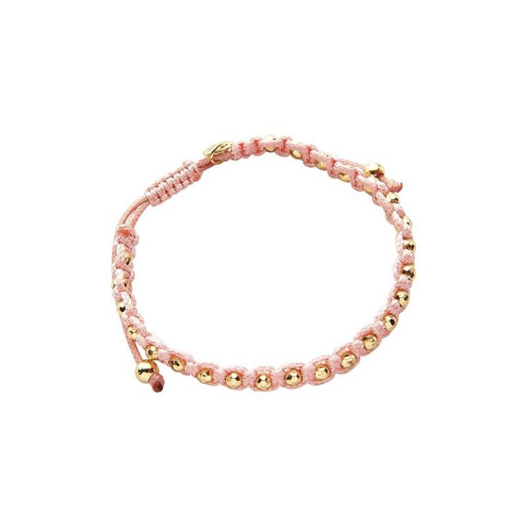 Pink bracelet gold baubles "Indian summer" - Biba