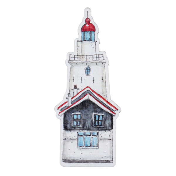 VUURTOREN PAARD VAN MARKEN HOUTEN MAGNEET