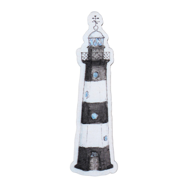 Breskens lighthouse wooden magnet