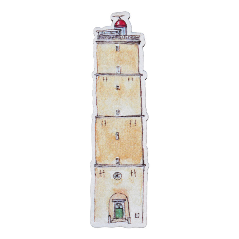 Brandaris Terschelling lighthouse wooden magnet