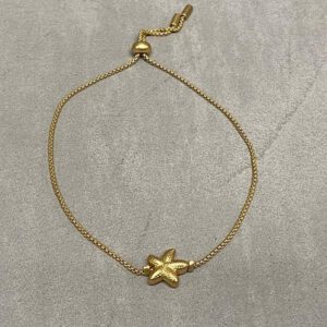 Gouden armband zeester