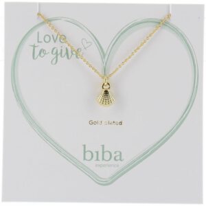 Gouden schelp ketting