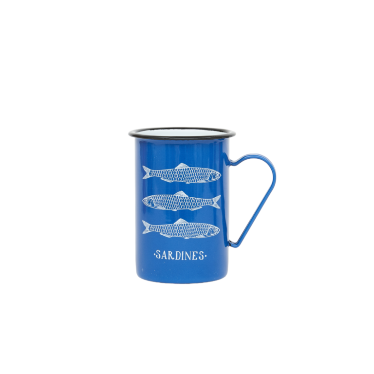 Emaillebecher sardinenblau 8x11,5 - BATELA