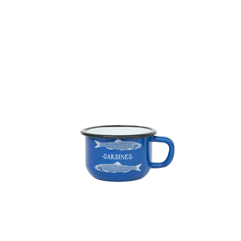 Emaillebecher sardinenblau 9,5x6 - BATELA