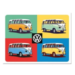 Magneet Volkswagen Bus Pop Art