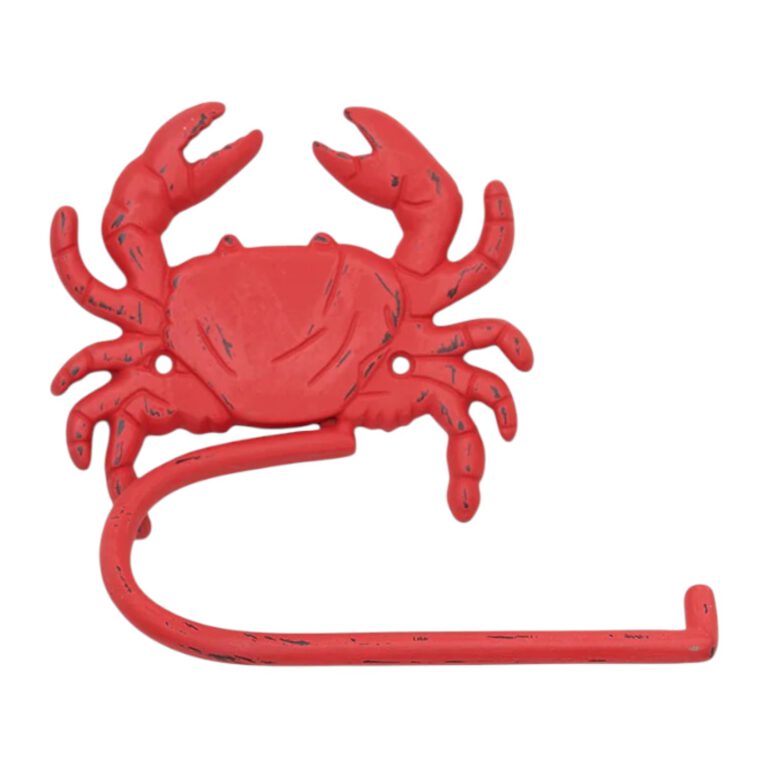 Toilettenpapierhalter rote Krabbe
