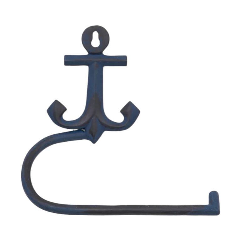 Toilettenpapierhalter blau Anker