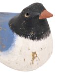 Große blaue Vogelstatue